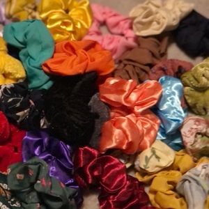 New Scrunchies all different colors 50 of them